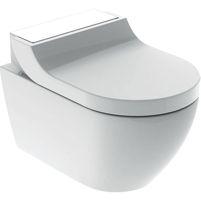 Geberit AquaClean Tuma Comfort WC-douche - plaque décorative WC-douche - verre blanc