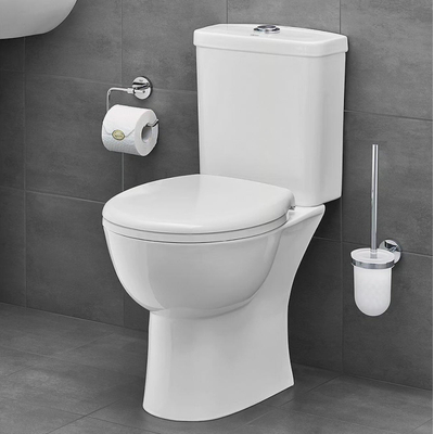 Grohe Bau WC-pack - diepspoel - PK - met keramisch reservoir - closetzitting met deksel en softclose - wit