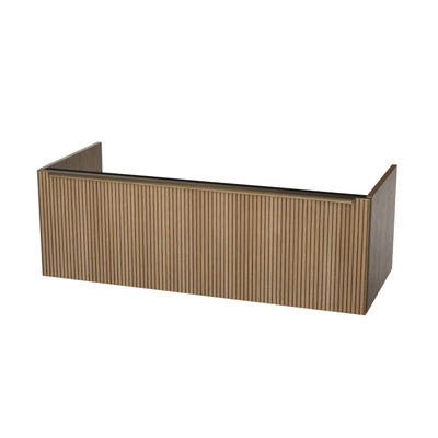 Nemo Legro onderkast - 120x45.6x40cm - greep brons - oak nature (eiken)
