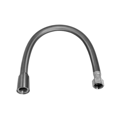 Clou Aansluitslang 30cm pvc2x binnendr. 3/8"gunm. geborst. PVD