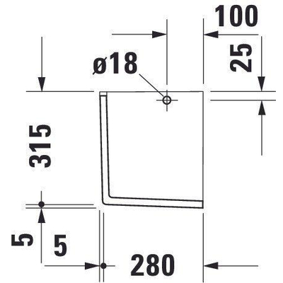 Duravit Starck 3 Cache siphon 1 030065 60 55 030480 030410 030970 Blanc