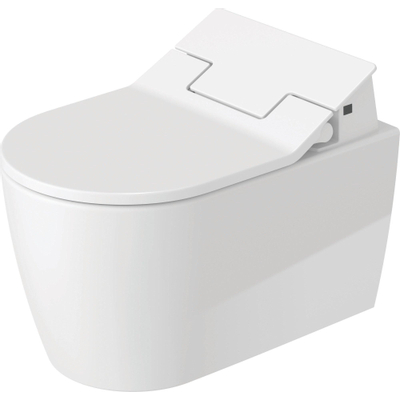 Duravit ME by Starck wandcloset diepspoel spoelrandloos met Hygieneglaze v. SensoWash closetzitting 37x57cm met verdekte bevestiging wit