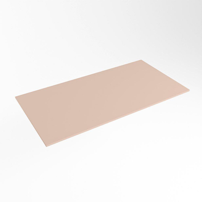 Mondiaz TOP 23 Plan sous vasque - 80x23.5x0.9cm - compatible comme plan de meuble - solid surface - Rosee