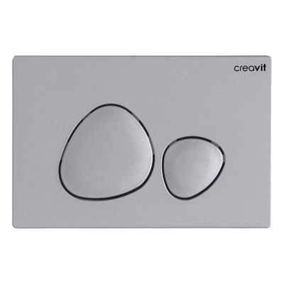 Creavit Plaque de commande - boutons de forme organique - spa chrome mat