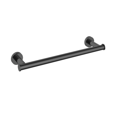 Hotbath &MORE Handdoekstang - 34 cm PBP - PVD - gepolijst zwart