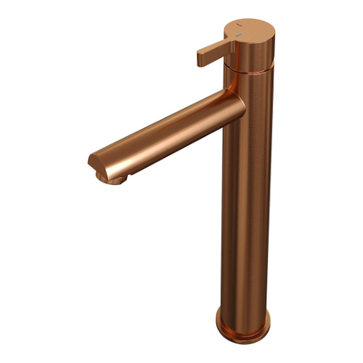 Brauer Copper Edition Wastafelmengkraan opbouw - hoog - model E PVD - geborsteld koper