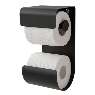 Sealskin Brix Porte-papier toilette 11.6x12.5x25.5cm métal noir