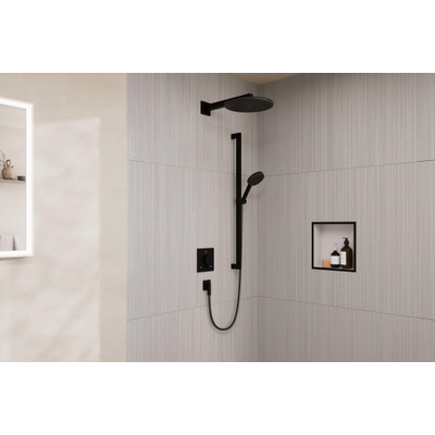 Hansgrohe Raindance Alive S set de douche encastré - 30cm - 1 jet - noir mat