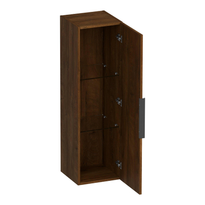 BRAUER Elevate armoire de salle de bains - 120x35x35cm - poignée rapportée excl. - 1 porte - ouvrant à gauche ou à droite - Forest Cacao