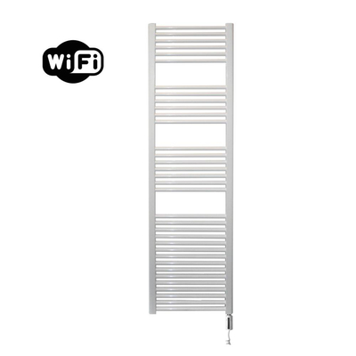 Sanicare HVW Elektrische Radiator - 172x45cm - 920W - wifi - thermostaat - wit - rechtsonder - wit