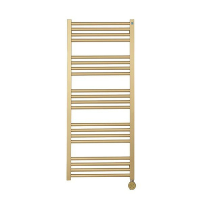 Crosswater MPRO Radiateur sèche-serviettes électrique - 115x50cm - 400 Watt - laiton brossé (or)