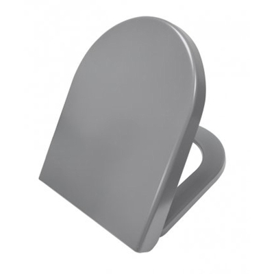 Wiesbaden Vesta toiletzitting softclose en quick release mat grijs