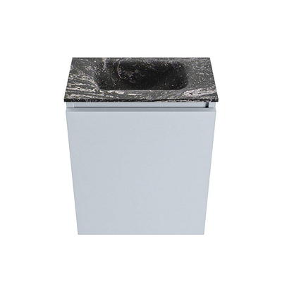 MONDIAZ TURE-DLUX Meuble de toilettes 40 cm Clay. Lavabo EDEN Lava position milieu. Sans trou de robinet.