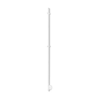 Vasco Spike Radiateur sèche-serviettes électrique - 151,5cm de haut - 35Watt - RAL 9016 - blanc mat