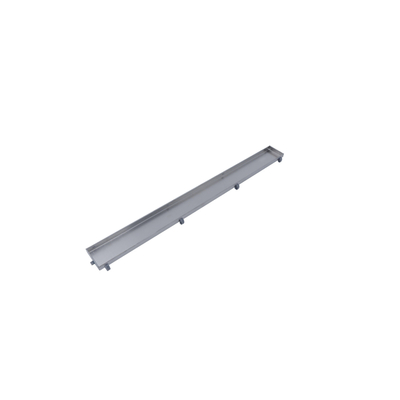 Saniclass 2.0 caniveau de douche 120cm avec grille de carrelage avec bride de sol inox