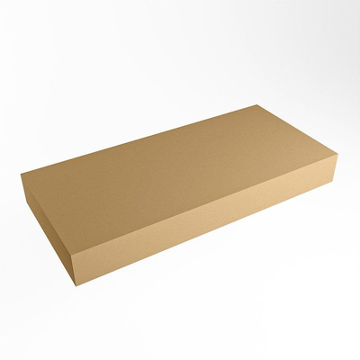 Mondiaz TOP 46 Vrijhangend Topblad - 100x46x12cm - geschikt voor waskom - Solid surface - Oro