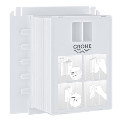 GROHE inspectieschacht - voor kleine bedieningsplaten - wit