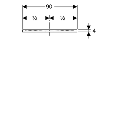 GeberitSestrageberit sestra receveur de douche rectangulaire 170x90Blanc
