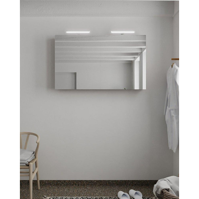 Mondiaz CUBB spiegelkast – 120x70x18 cm – 2 deuren – Smoke