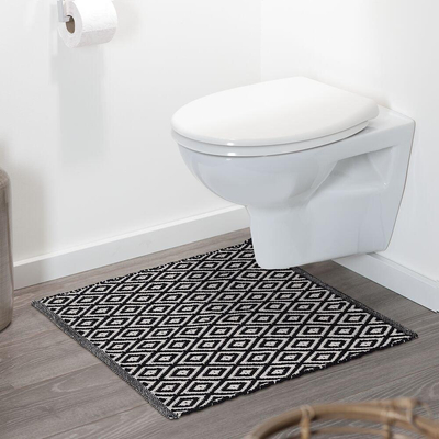 Sealskin Trellis Badmat 60x60 cm Katoen Zwart
