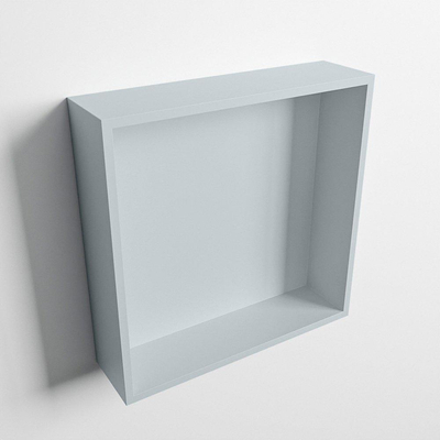 Mondiaz Easy nis 29.5x29.5x8cm - inbouw/opbouw - 1 open vak - Solid surface - Clay