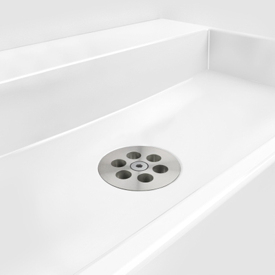 Clou Wash Me bouchon pour bonde à obturateur en silicone inox brossé