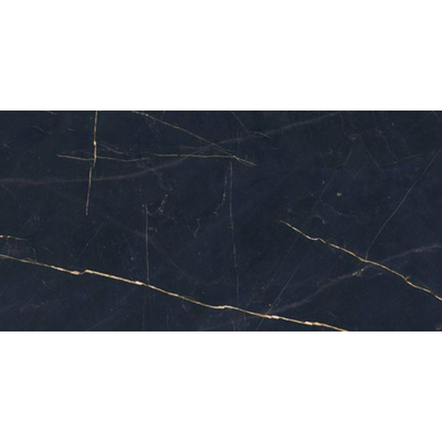 SAMPLE Ceralto Marvella Vloer- en wandtegel - 60X120cm - 8.5mm - Rechthoek - gerectificeerd - Porcellanato gekleurd Precious Black Glans