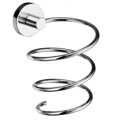 Smedbo Home Porte-sèche-cheveux - 13,9x14,9x13,9cm - chrome