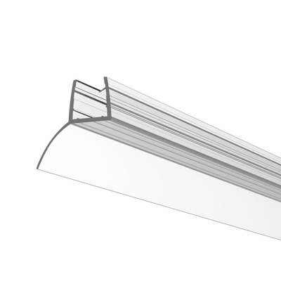 Saniclass Universo afwateringsprofiel/lekstrip/waterkering - universeel - 200cm inkortbaar - voor 6mm glas - transparant