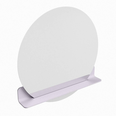 Miroir de salle de bain Mondiaz SPOT - rond 80cm - plan de miroir - couleur Cale