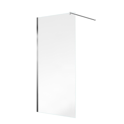 Marenza Bellini Douche à l'italienne - 140x200cm - verre clair - chrome