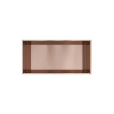 Hotbath &MORE Inbouwbox of inbouwnis - 30x60x10 - PVD - geborsteld koper