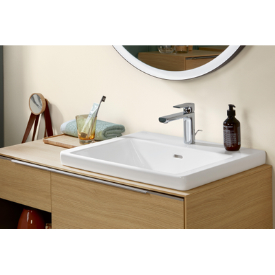 Villeroy & Boch Subway 3.0 meubelwastafel - 60x47cm - 1 kraangat - met overloop - White Alpine (glans wit)