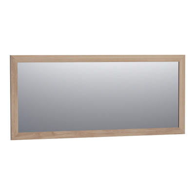 Miroir BRAUER Citrine - 160x70cm - rectangulaire - cadre en chêne naturel à lamelles