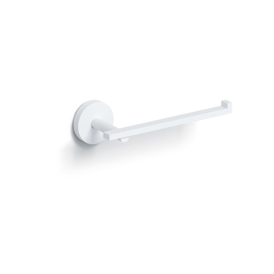 Clou Flat toiletrolhouder 16.5x4.8cm zonder klep Wit mat