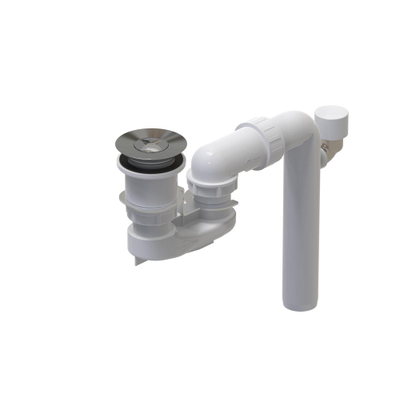 Villeroy & Boch Toebehoren Viflow badwaste - zonder zichtbaar overloopgat - hoogglans chroom