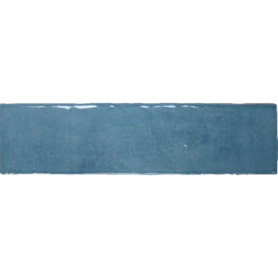 Douglas Jones Atelier Wandtegel 6x25cm 10mm witte scherf Turquoise