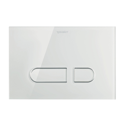 Duravit Durasystem Bedieningsplaat A1 - voor wandcloset - glas - mat wit