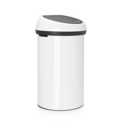 Brabantia Touch Bin Afvalemmer - 60 liter - wit