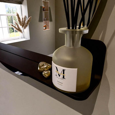 Mondiaz SPOT Miroir de salle de bain - rond 90cm - plan de miroir - couleur Urban