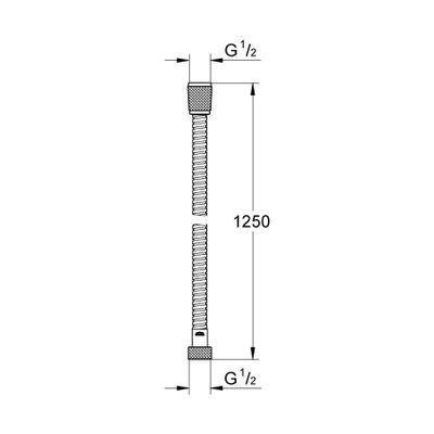 Grohe Vitalioflex Flexible de douche - métal longlife - 125cm - chrome