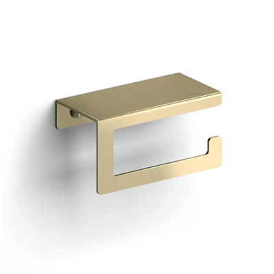 Clou Fold porte-rouleau de papier toilette sans couvercle or brossé PVD