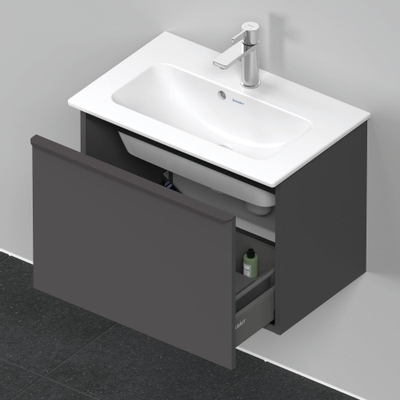 Duravit D-neo Meuble sous vasque 61x37.2x44cm 1 tiroir Graphite mat