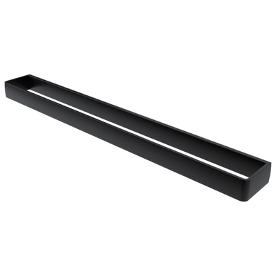 Haceka Aline Handdoekhouder 61cm aluminium Mat Zwart OUTLETSTORE