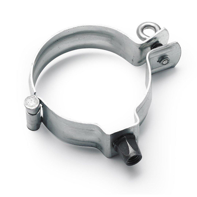RHEINZINK walsblank scharnierpijpbeugel 80mm met moer M10