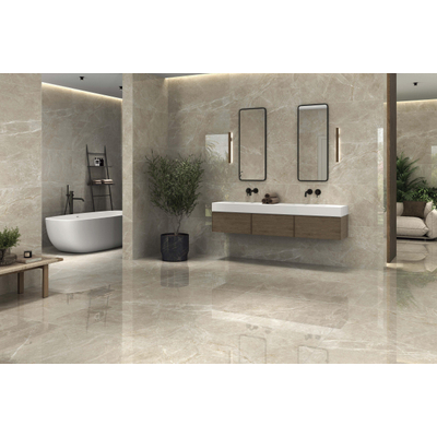 ÉCHANTILLON Terravito Ivvano carreau mural et de sol - 59x119cm - 10.5mm - rectifié - aspect pierre naturelle - Ivory