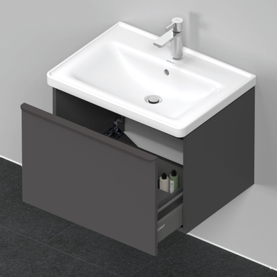 Duravit D-neo Meuble sous vasque 63.4x45.2x44cm 1 tiroir Graphite mat