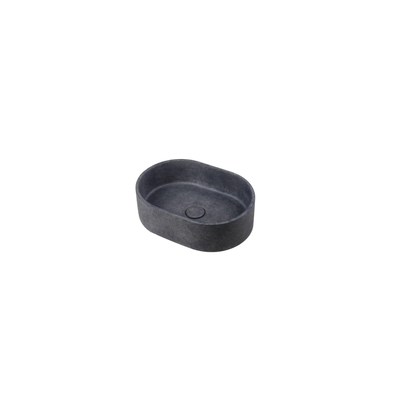 Ideavit Rock Vasque à poser Ovale 40x28x12cm Concrete Dark Grey