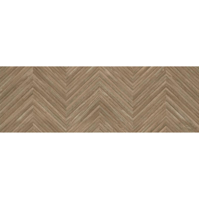 Baldocer Ceramica Larchwood Carreau mural - 30x90cm - 10.5mm - Rectangulaire - rectifié - Aspect bois - Brun Mat