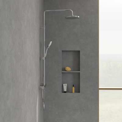 Villeroy & Boch Universal Showers Douchesysteem - met drie functies - voor wandmontage - hoogglans chroom